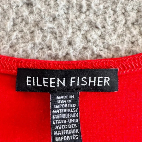 Eileen Fisher Tunic Long Sleeve Side Slits Straight Hem - Picture 5 of 16